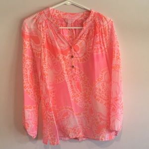 Lilly Pulitzer Elephant Elsa Top